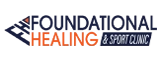 The Foundational Healing & Sport Clinic website scrolling logo